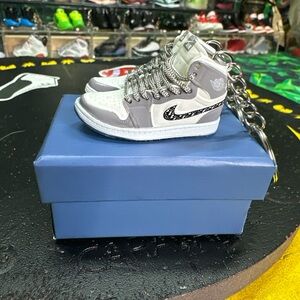 Mini 3D Printed Sneaker Keychain ‘AJ1 Dior’